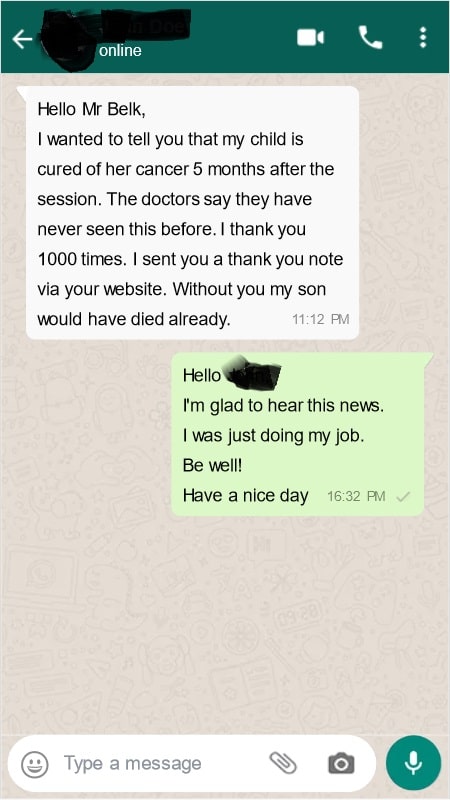 Témoignage client entités WhatsApp